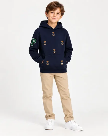 هودی پسرانه پولو طرح Polo Bear تو کرکی